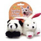Booda Squatter Panda/Rabbit Small Dog & Puppy Toy Multi - Color 1ea/SM, 2 pk - Pets Perfect
