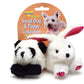 Booda Squatter Panda/Rabbit Small Dog & Puppy Toy Multi - Color 1ea/SM, 2 pk - Pets Perfect