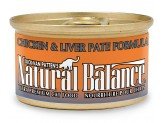 Natural Balance Pet Foods Ultra Premium Wet Cat Food Chicken & Liver Pate 24ea/3 oz - Pets Perfect