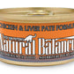 Natural Balance Pet Foods Ultra Premium Wet Cat Food Chicken & Liver Pate 24ea/3 oz - Pets Perfect