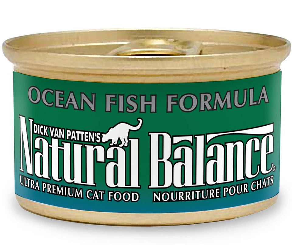 Natural Balance Ultra Premium Wet Cat Food - Ocean Fish, 3 oz each, Case of 24