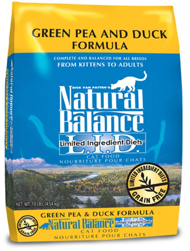 Natural Balance Pet Foods Limited Ingredient Reserve Grain Free Dry Cat Food Green Pea & Duck 10lb - Pets Perfect