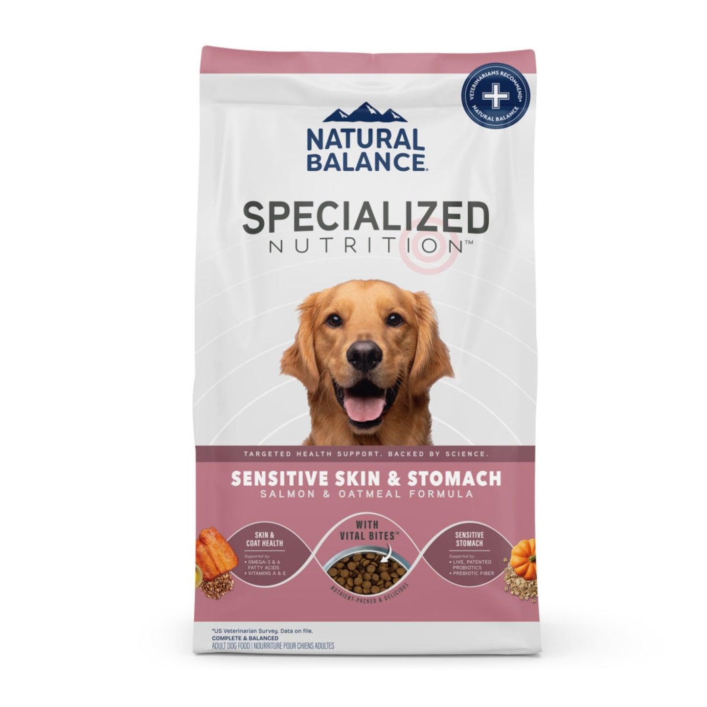 Natural Balance Pet Foods Specialized Sensitive Skin Stomach Dry Dog