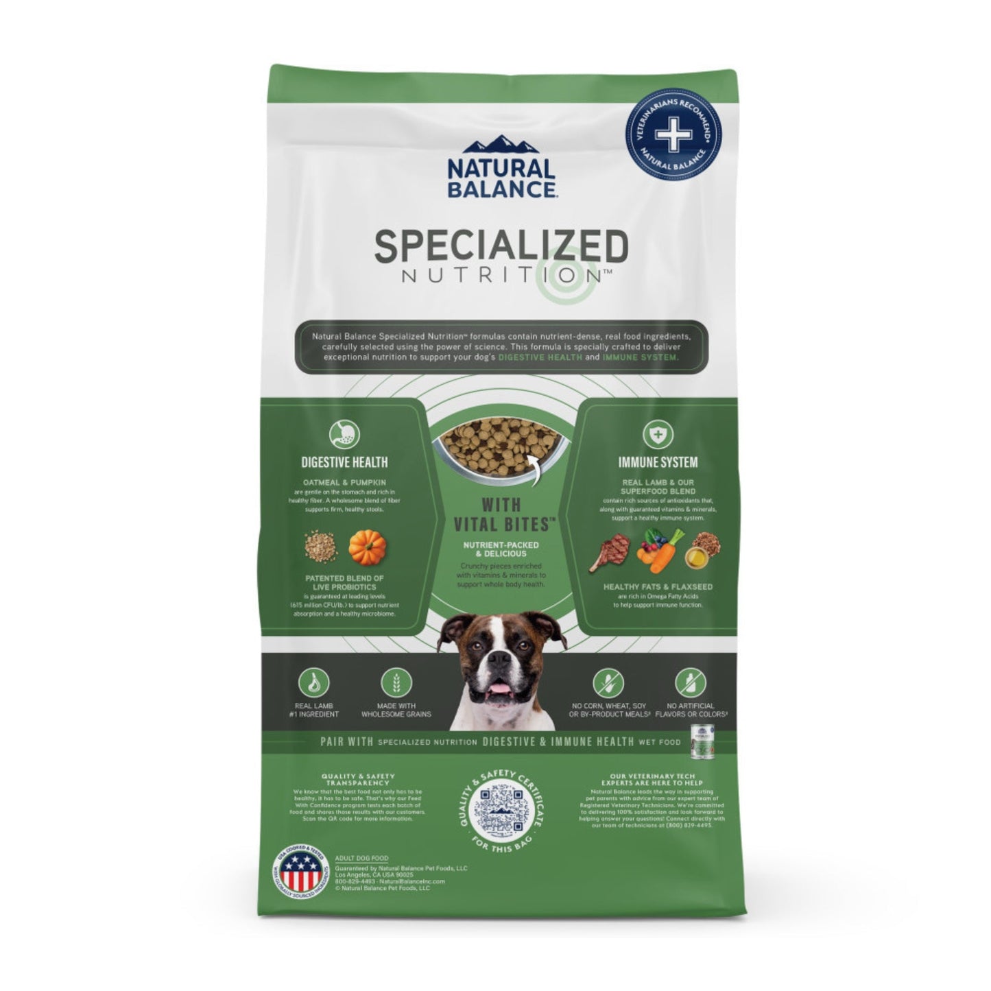 Natural Balance Pet Foods Specialized Digestive Immune Dry Dog Food, view 2