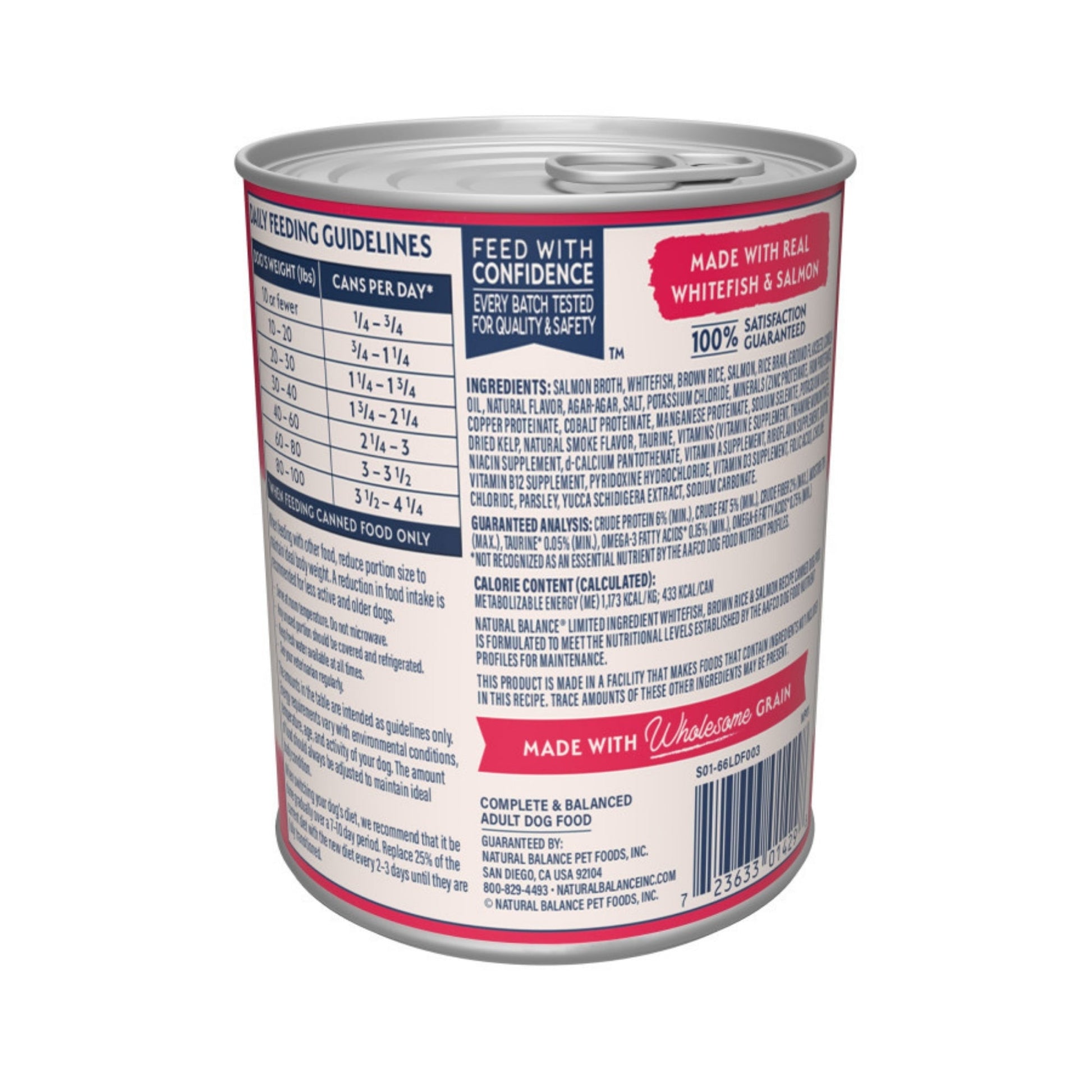 Natural Balance Pet Foods Limited Ingredient Canned Dog Food Whitefish, view 2
