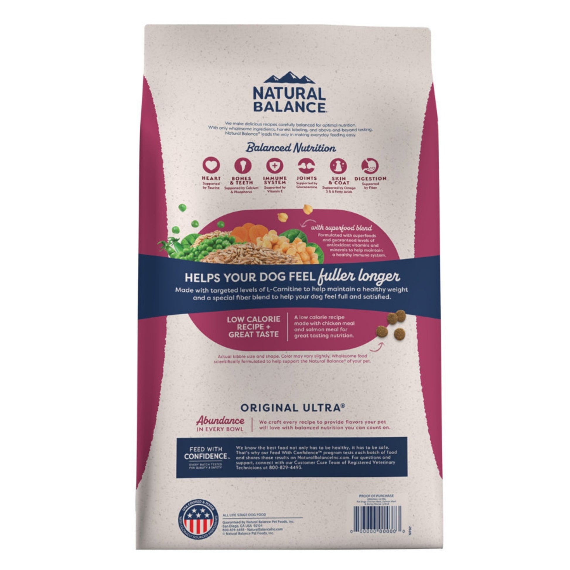 Natural Balance Pet Foods Original Ultra Fat Dogs Dry Dog Food Chicken, view 2
