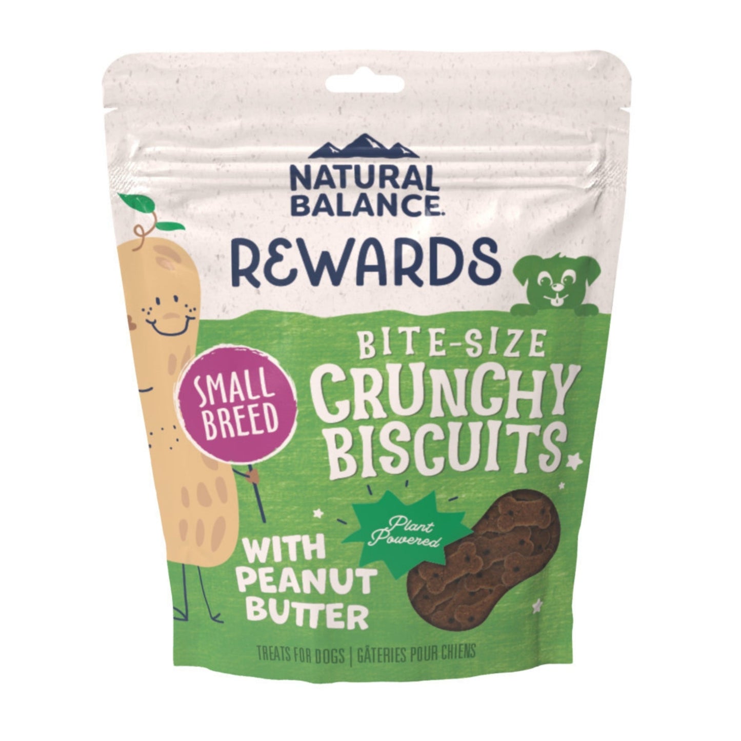 Natural Balance Pet Foods Rewards Crunchy Biscuits Dog Treats Peanut