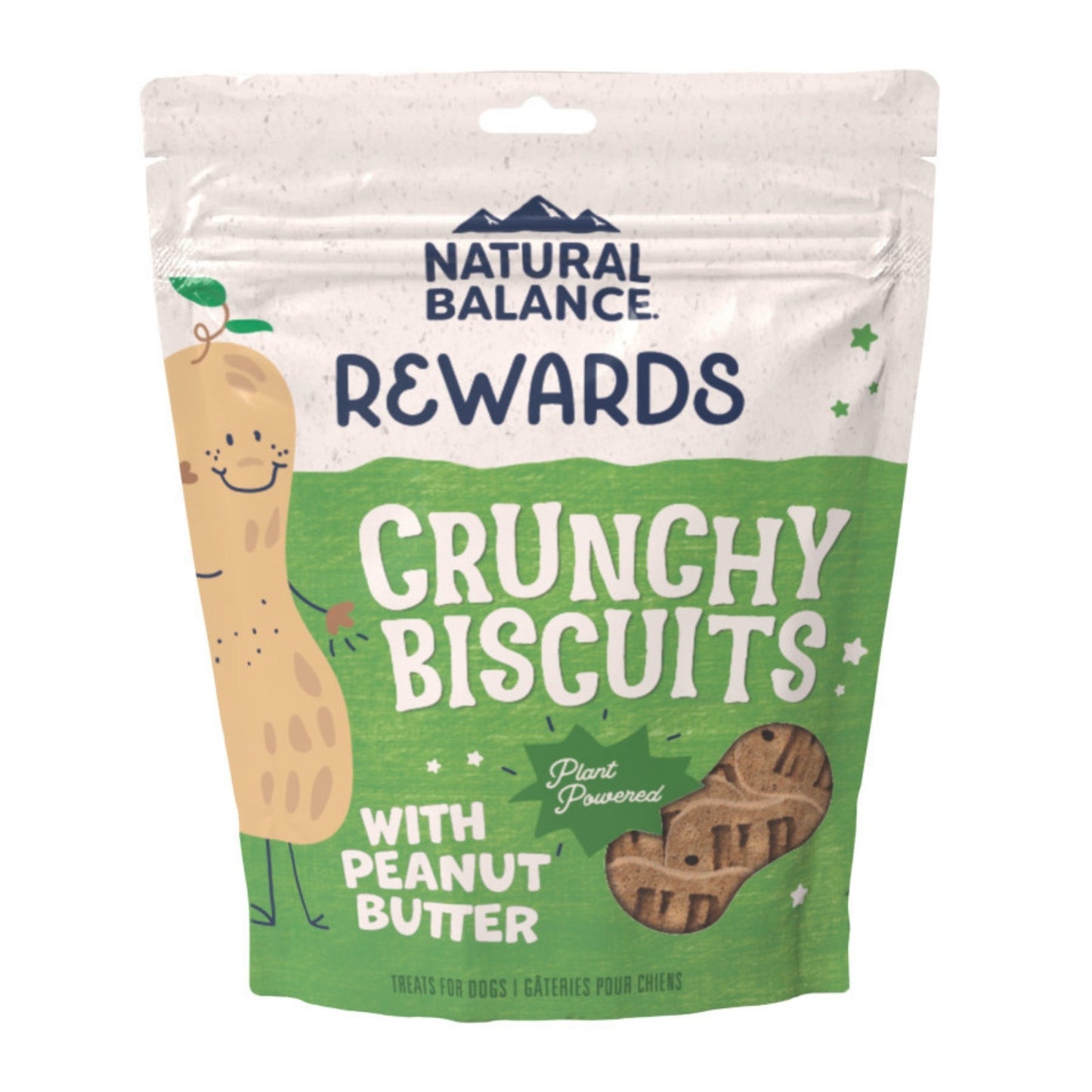 Natural Balance Pet Foods Rewards Crunchy Biscuits Dog Treats Peanut