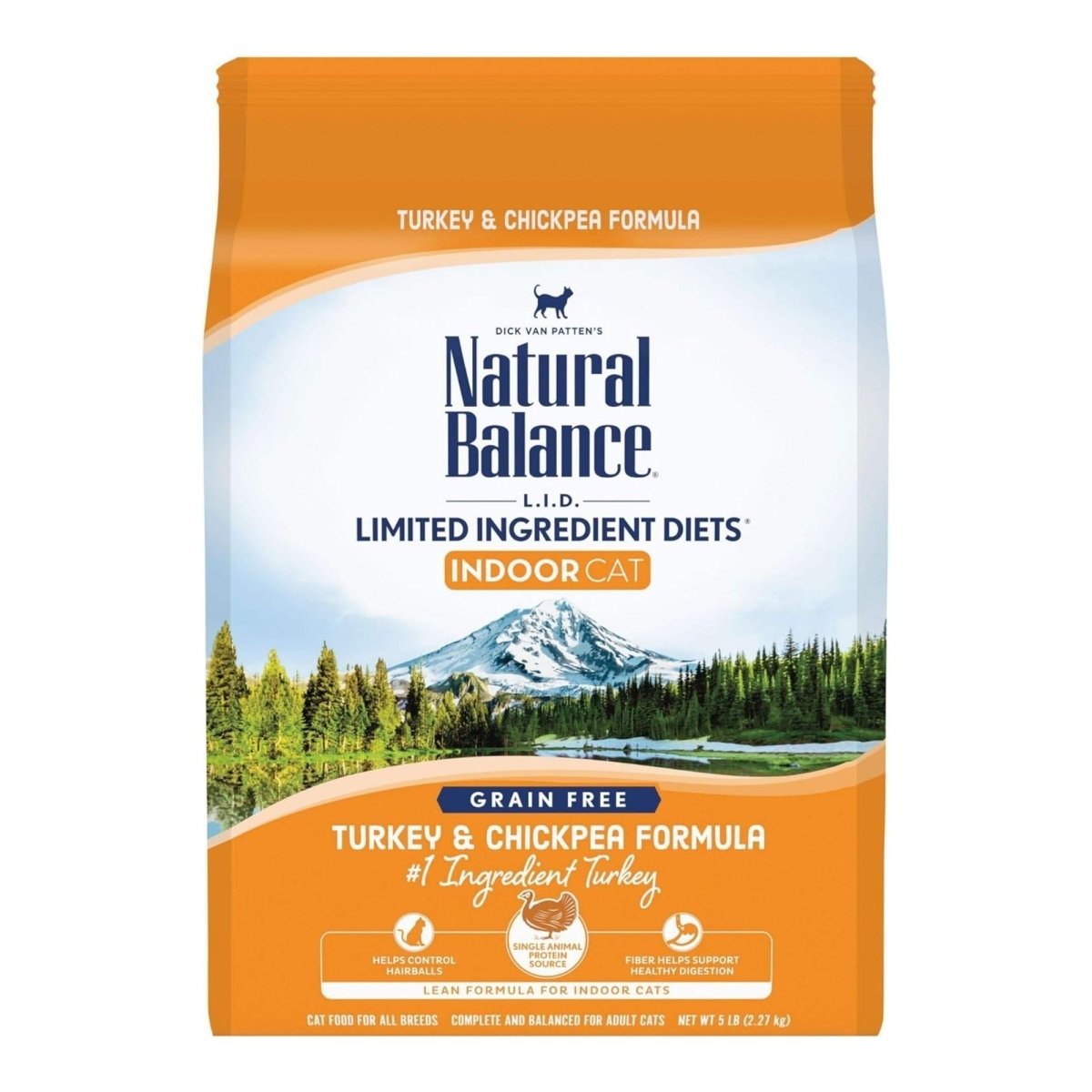 Natural Balance Pet Foods L.I.D. Indoor Dry Cat Food Turkey & Chickpea 1ea/5 lb - Pets Perfect