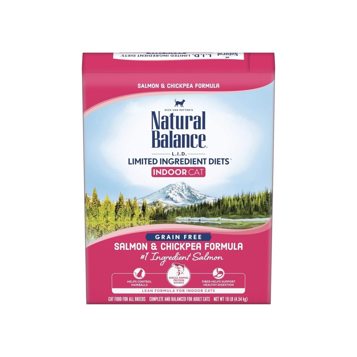 Natural Balance Pet Foods L.I.D. Indoor Dry Cat Food Salmon & Chickpea 1ea/10 lb - Pets Perfect