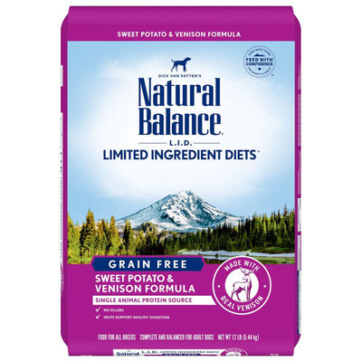 Natural Balance Pet Foods Limited Ingredient Reserve Grain-Free Sweet Potato & Venison, 12 lb