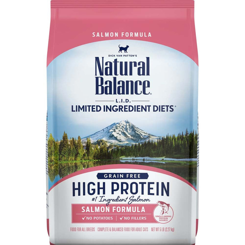 Natural Balance LargeI.D. High Protein Dry Cat Food - Salmon, 5 lb