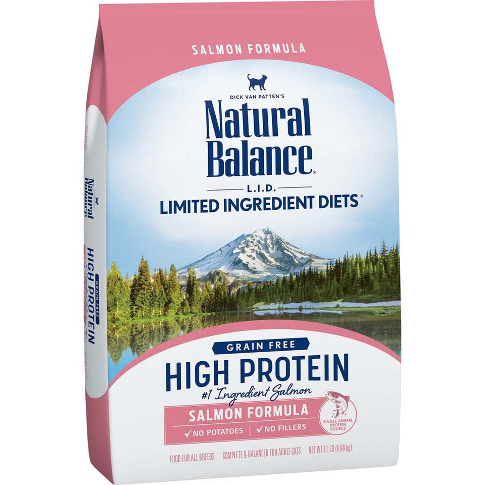 Natural Balance LargeI.D. High Protein Dry Cat Food - Salmon, 11 lb