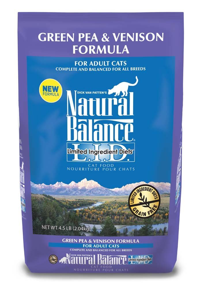 Natural Balance Pet Foods L.I.D. Dry Cat Food Green Pea & Venison 1ea/4.5 lb - Pets Perfect