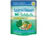 Natural Balance Pet Foods Original Ultra Platefulls Morsels in Gravy Wet Cat Food Pouch Turkey, Salmon & Chicken 3oz - Pets Perfect