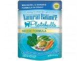 Natural Balance Pet Foods Original Ultra Platefulls Morsels in Gravy Wet Cat Food Pouch Mackerel & Sardine 3oz - Pets Perfect