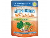 Natural Balance Pet Foods Original Ultra Platefulls Morsels in Gravy Wet Cat Food Pouch Chicken & Chicken Liver 3oz - Pets Perfect
