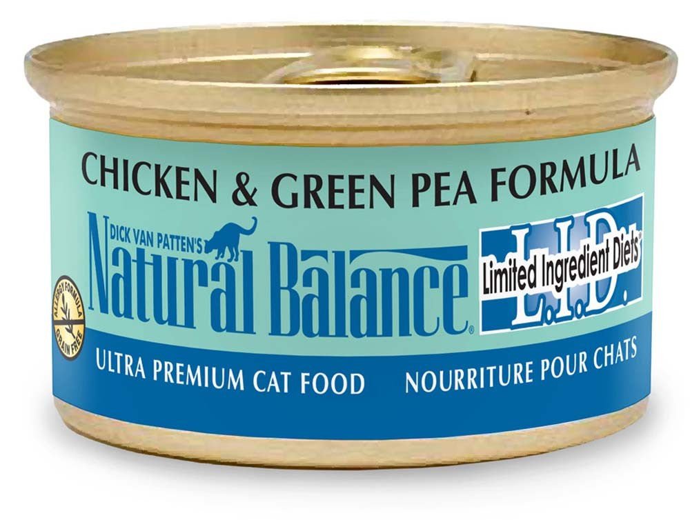 Natural Balance Pet Foods Limited Ingredient Canned Cat Food Chicken & Green Pea 5.5oz - Pets Perfect