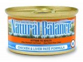 Natural Balance Pet Foods Original Ultra Canned Cat Food Chicken & Liver 5.5oz - Pets Perfect