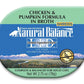 Natural Balance Pet Foods L.I.D. Wet Cat Food Tub Chicken & Pumpkin in Broth 2.75oz - Pets Perfect