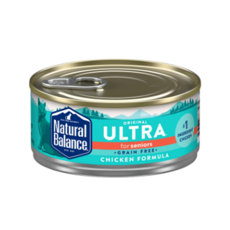 Natural Balance Original Ultra Reduced Calorie Chicken, Salmon & Duck Wet Cat Food, 5.5 oz each, Case of 24