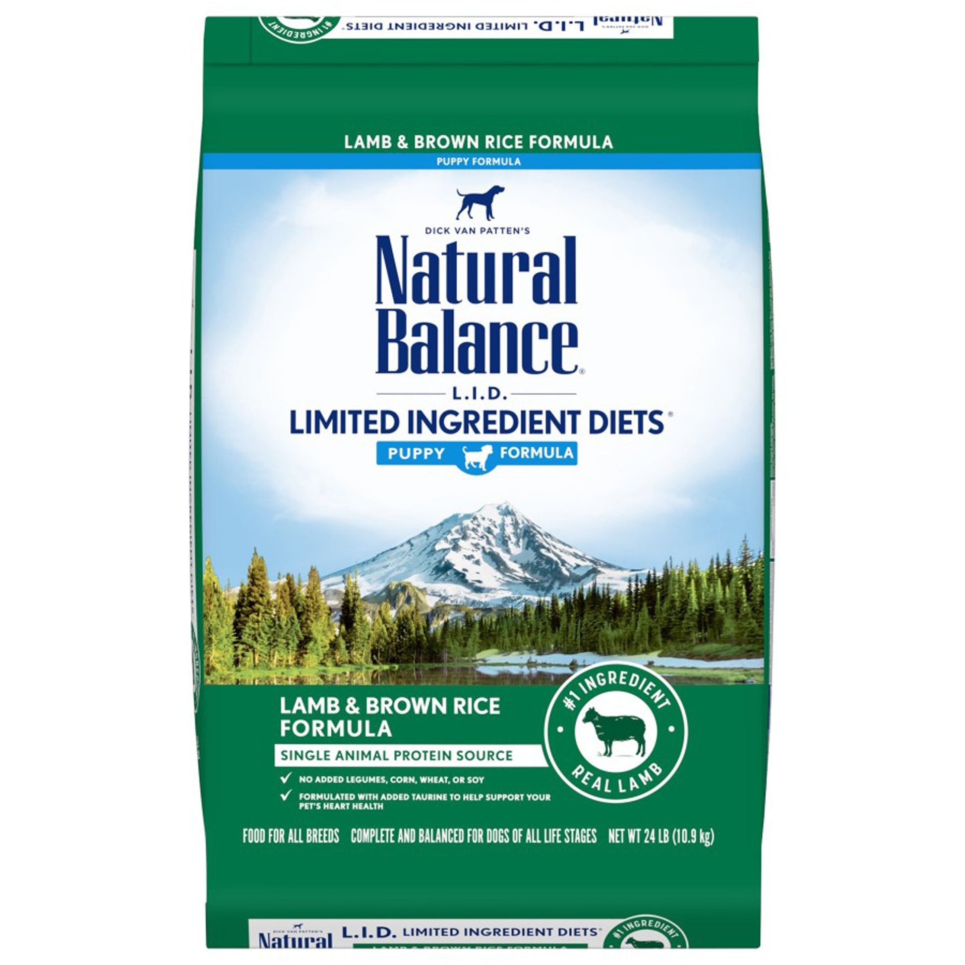 Natural Balance Pet Foods Limited Ingredient Puppy Dry Dog Food Lamb &