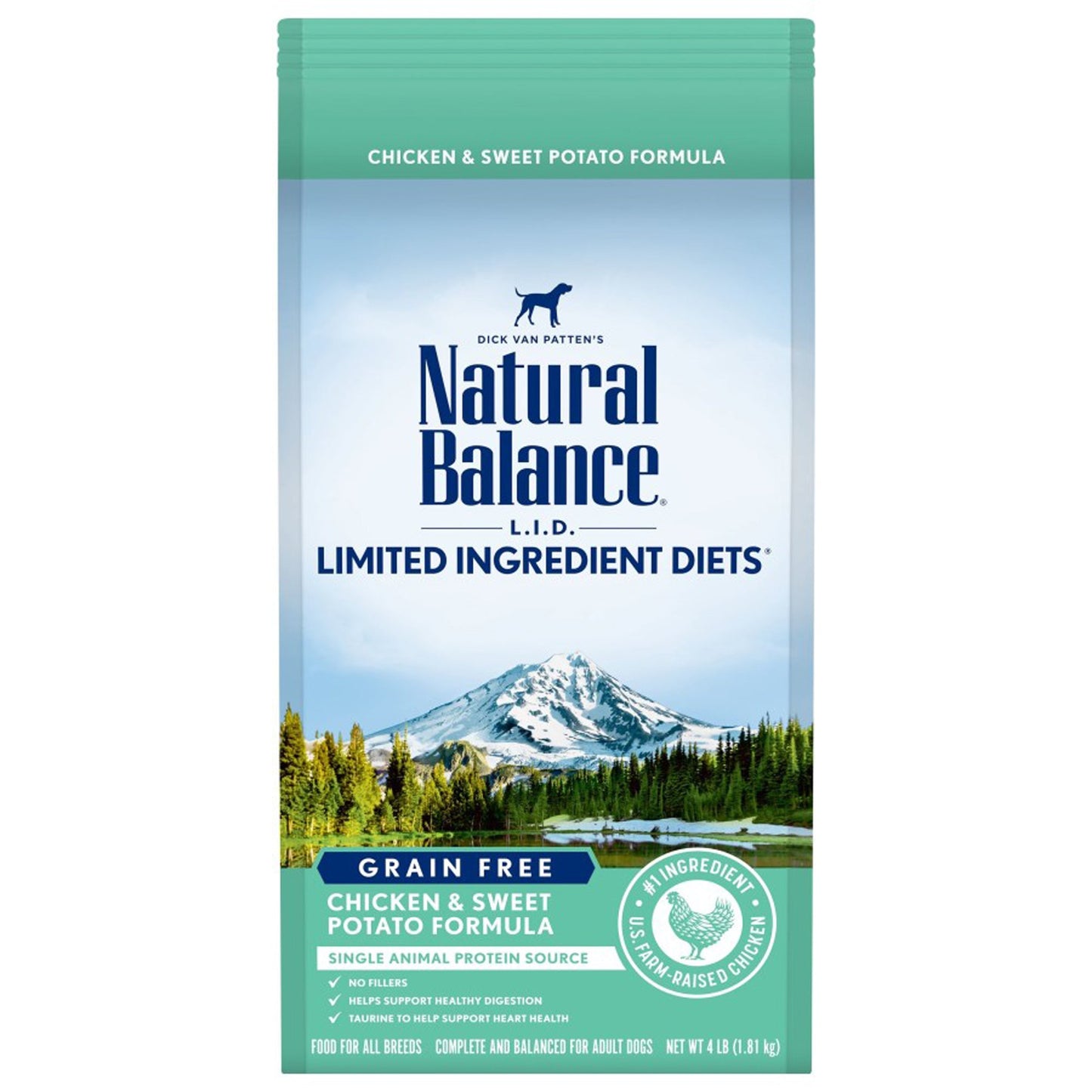 Natural Balance Pet Foods Limited Ingredient GF Dry Dog Food Chicken &