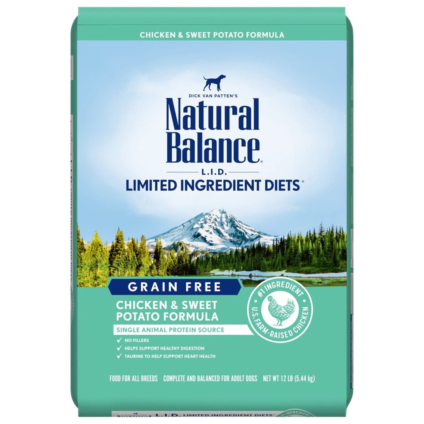 Natural Balance Pet Foods Limited Ingredient GF Dry Dog Food Chicken &