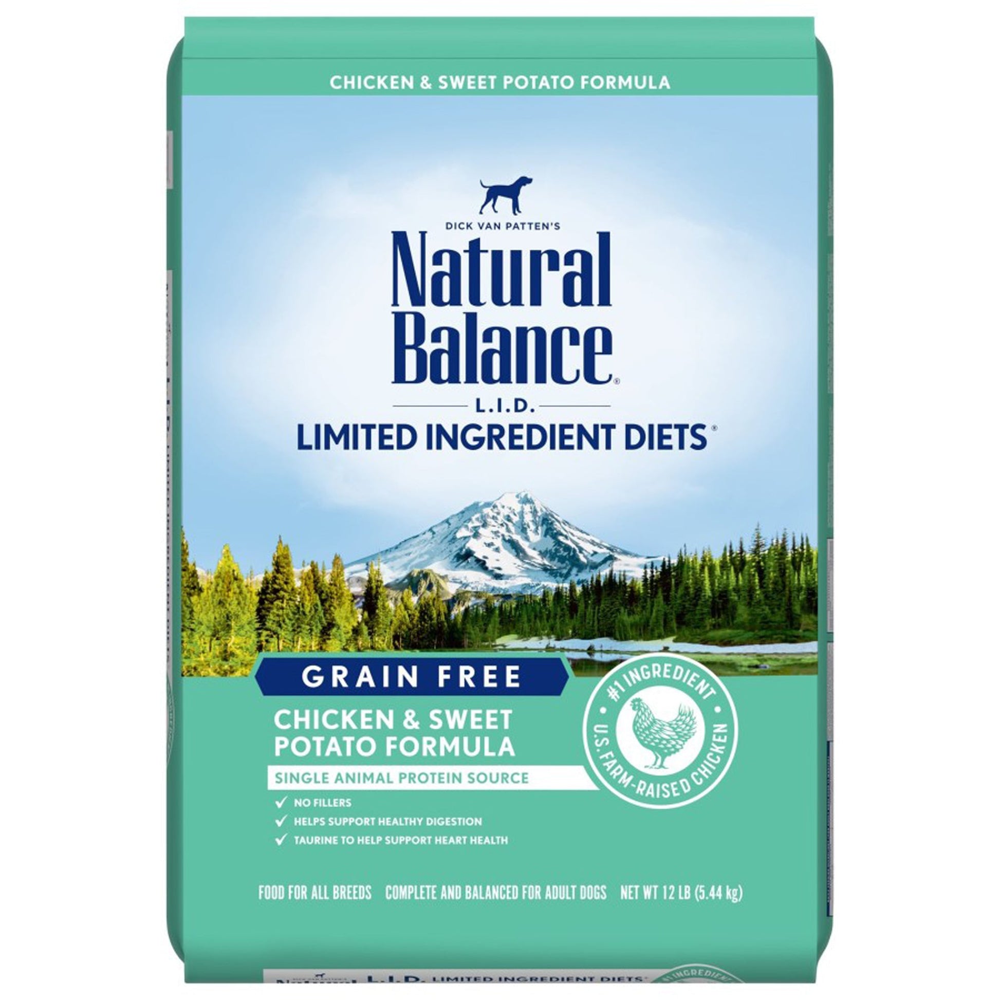 Natural Balance Pet Foods Limited Ingredient GF Dry Dog Food Chicken &