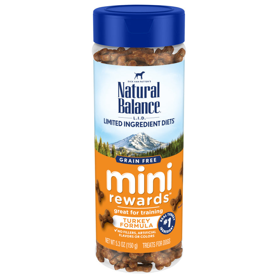 Natural Balance Pet Foods Rewards Minis Soft & Meaty Dog Treats Turkey