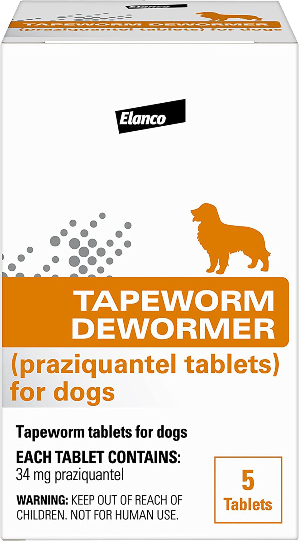 Bayer Tapeworm Dewormer Dog, 5 ct