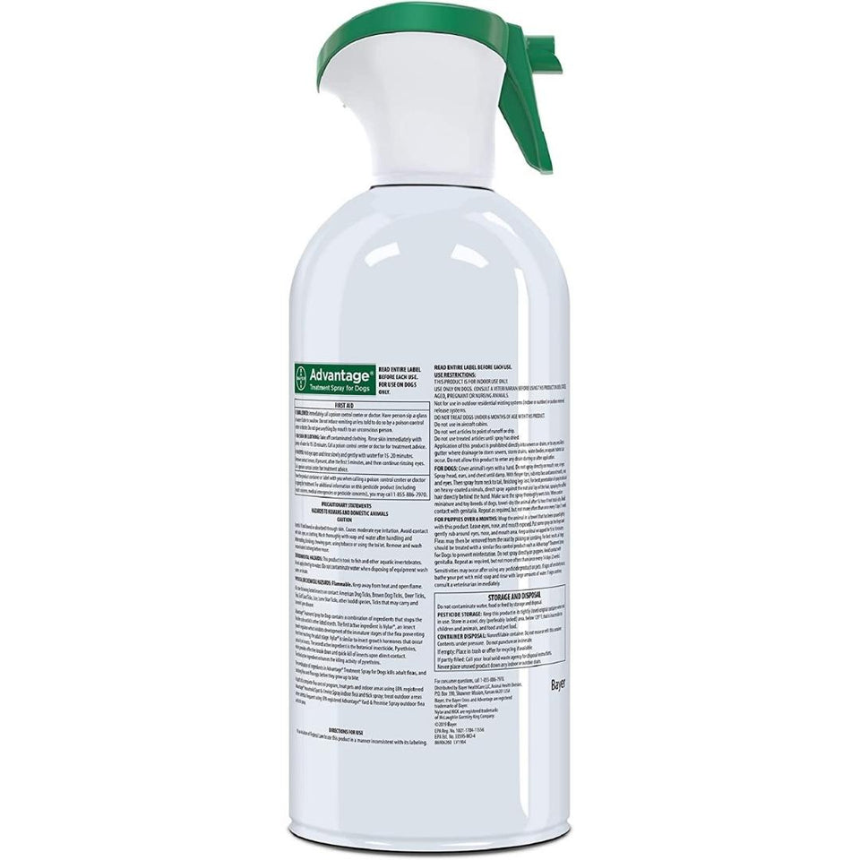 Advantage Dog Treatment Spray 8 oz