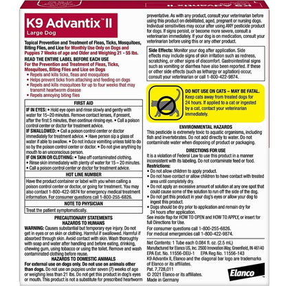 Advantage II Single Dose Large Dog Red - Pets Perfect