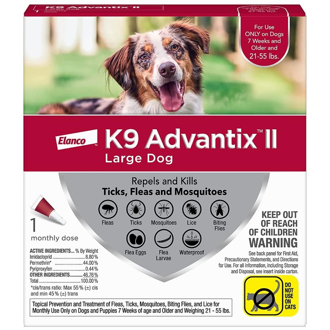 Advantage II Single Dose Large Dog Red - Pets Perfect