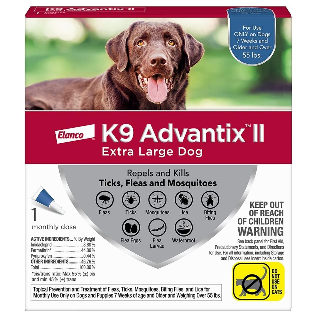 Advantage II Single Dose XLarge Dog Blue - Pets Perfect