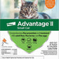 Advantage II Cat Small Orange 2 - Pack - Pets Perfect
