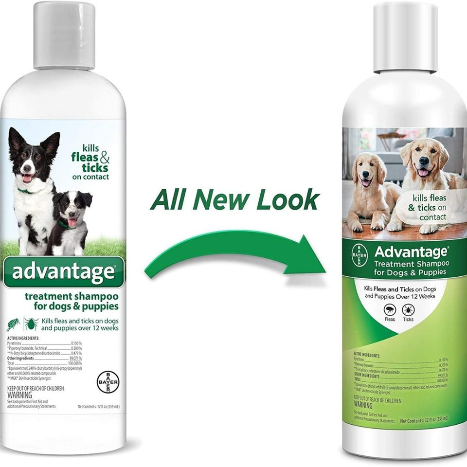 Advantage Dog Treatment Pet Shampoo 12 oz