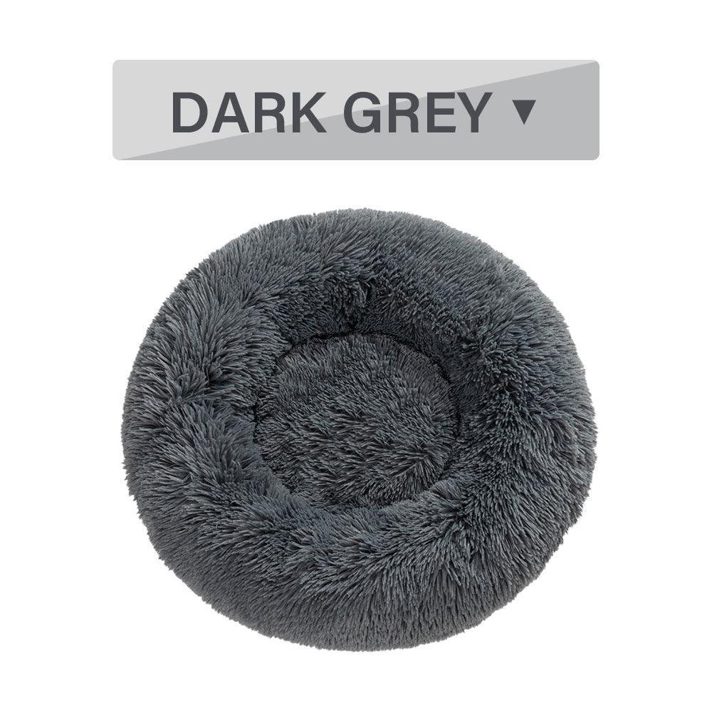 The Snugglepaws Plush Donut Pet Bed: Luxuriously Cozy Haven For Dogs And Cats - Pets Perfect