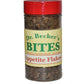 Clear plastic container with red lid holding Dr. Becker's Appetite FLAKES pet treats for health and appetite support