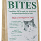 Brown paper package of Dr. Becker's CAT Snack grain free liver bites with organic catnip for cats.
