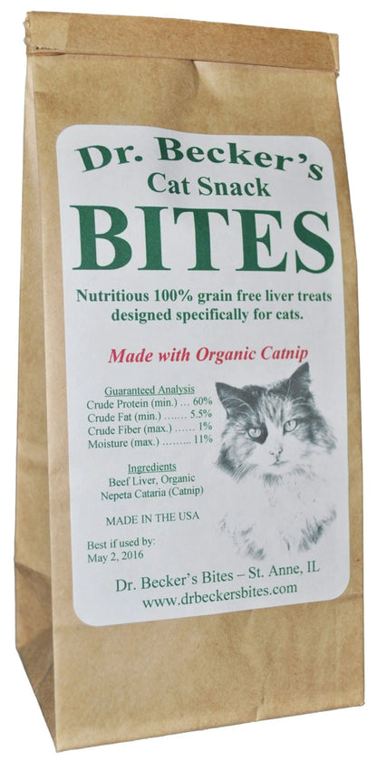 Dr. Becker's Freeze Dried Beef Liver Cat Treats with Organic Catnip - Pets Perfect