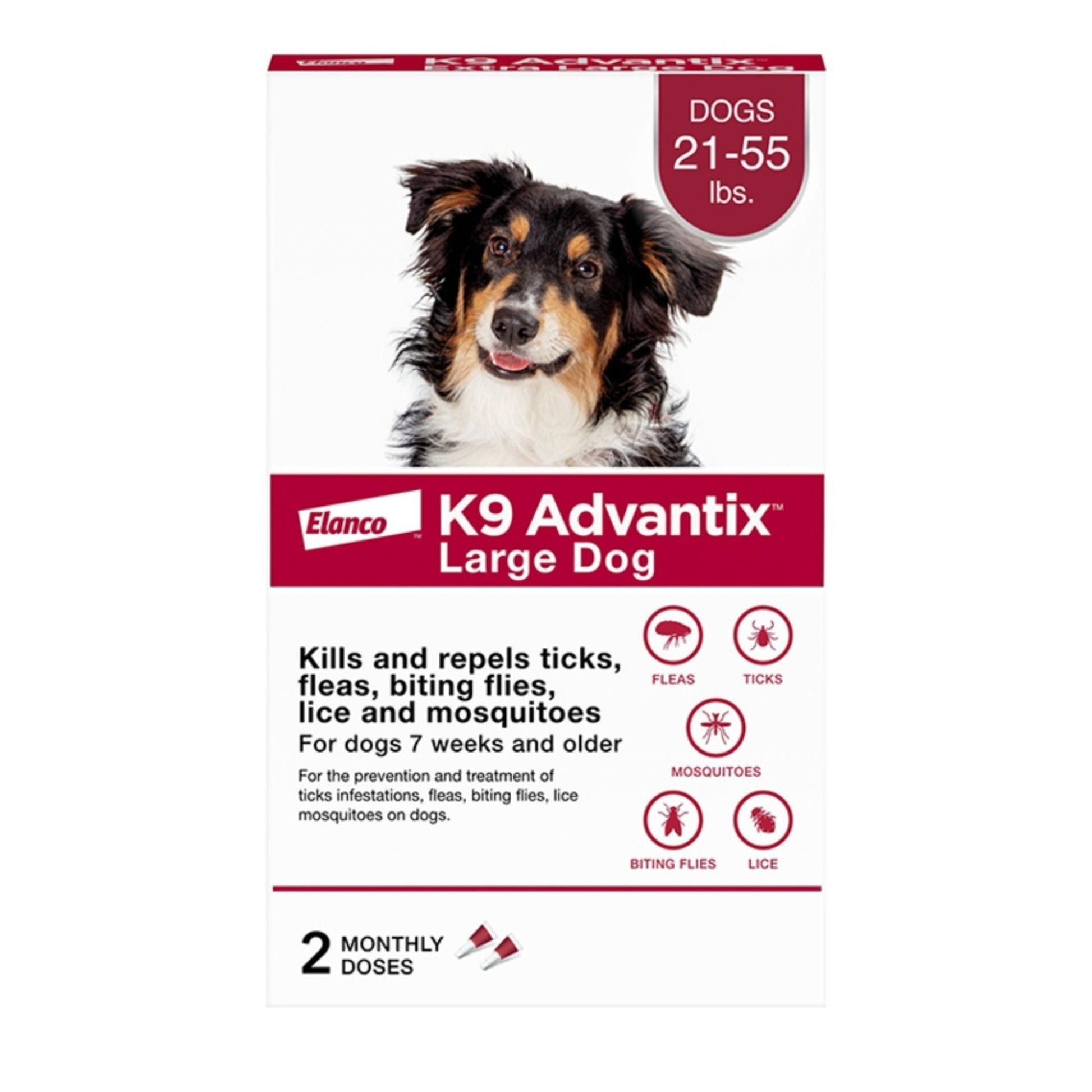 K9 Advantix Classic Dog Large 21 - 55 lb - 2 ct