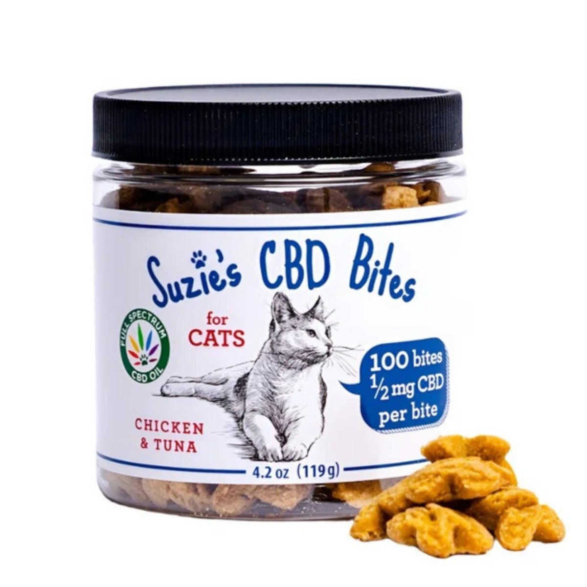 Suzie'S Bites For Cats Chicken/Tuna 4.2oz. - .5 Mg - Pets Perfect