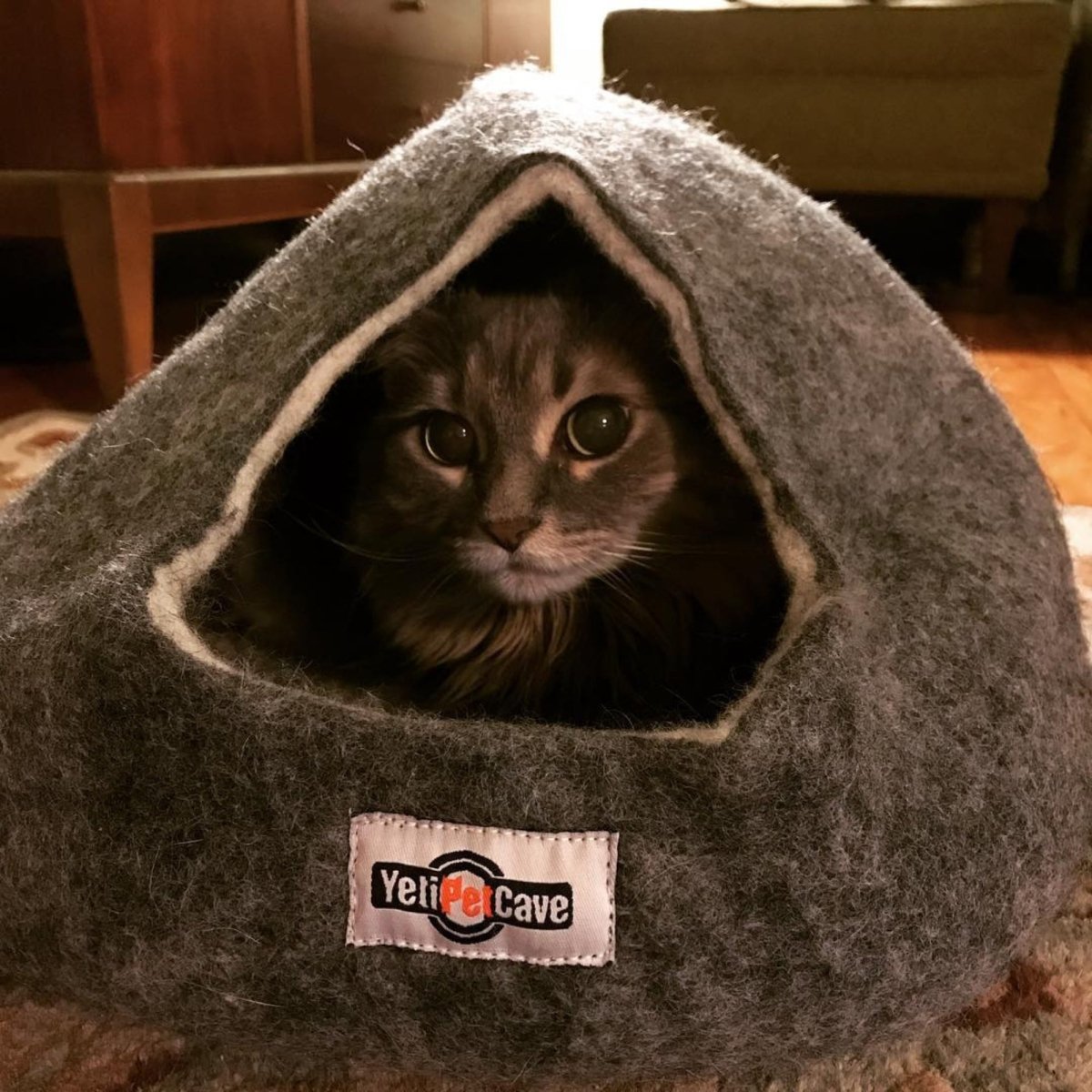 Yeti Pet Cave Gray 22 X 20/9" - Pets Perfect