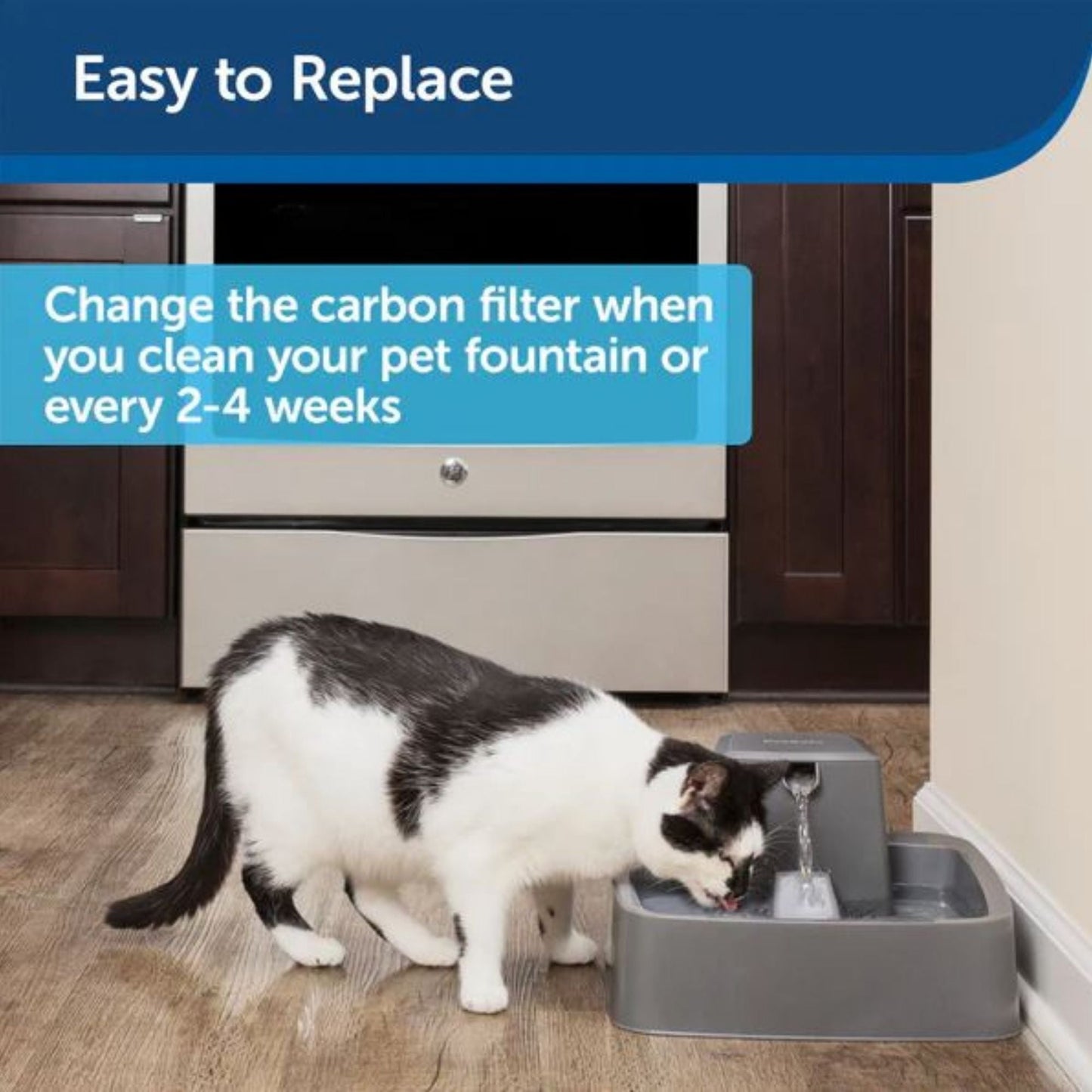 PetSafe Dog & Cat Drinkwell Repl. Carbon Filters Ceramic Fountains, view 2