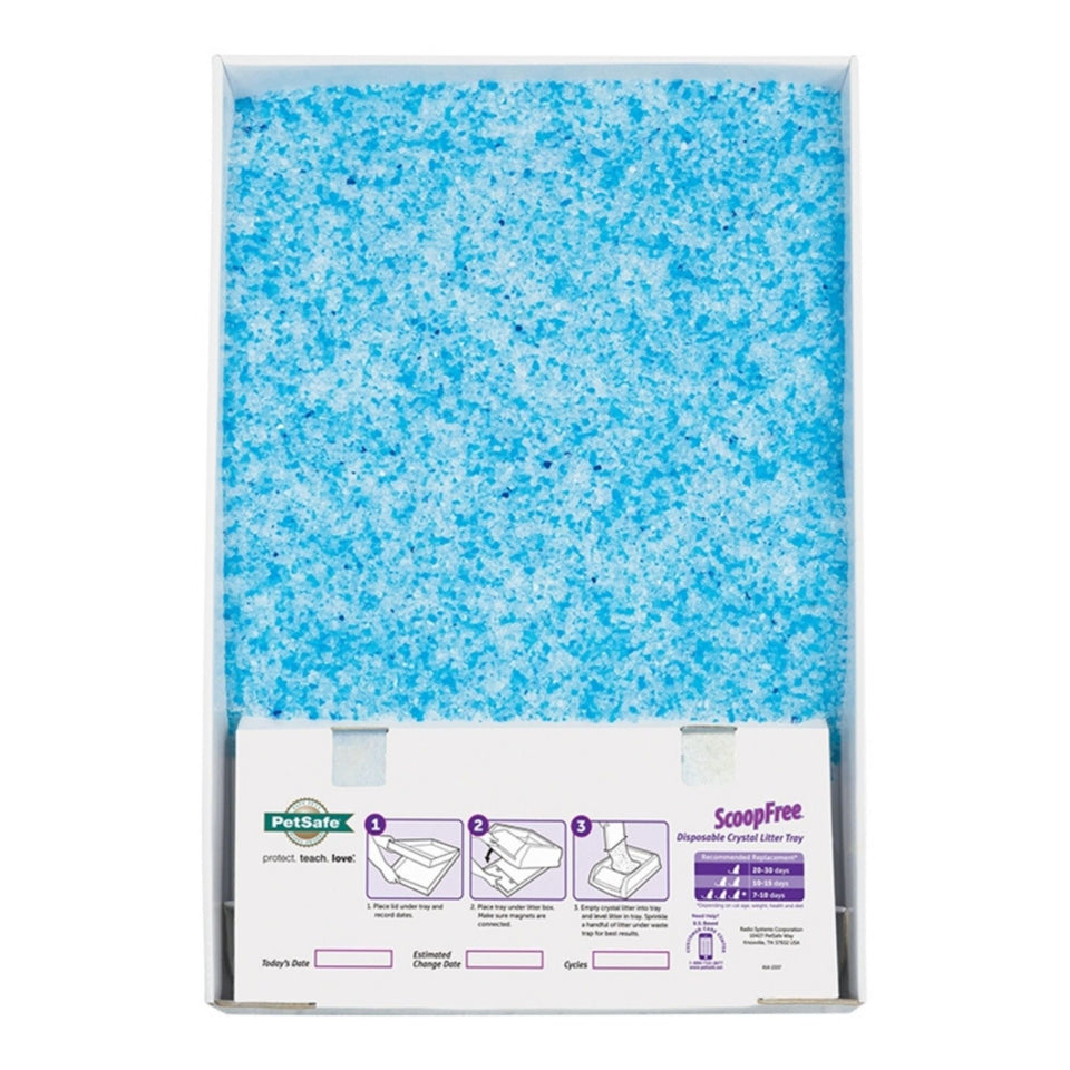 Petsafe Cat Scoop Free Complete Litter Tray Blue 1 Pack