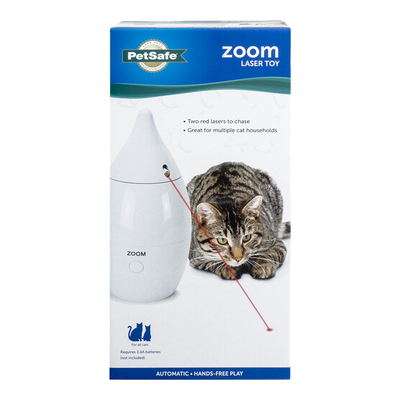 PetSafe Zoom Automatic Laser Cat Toy White