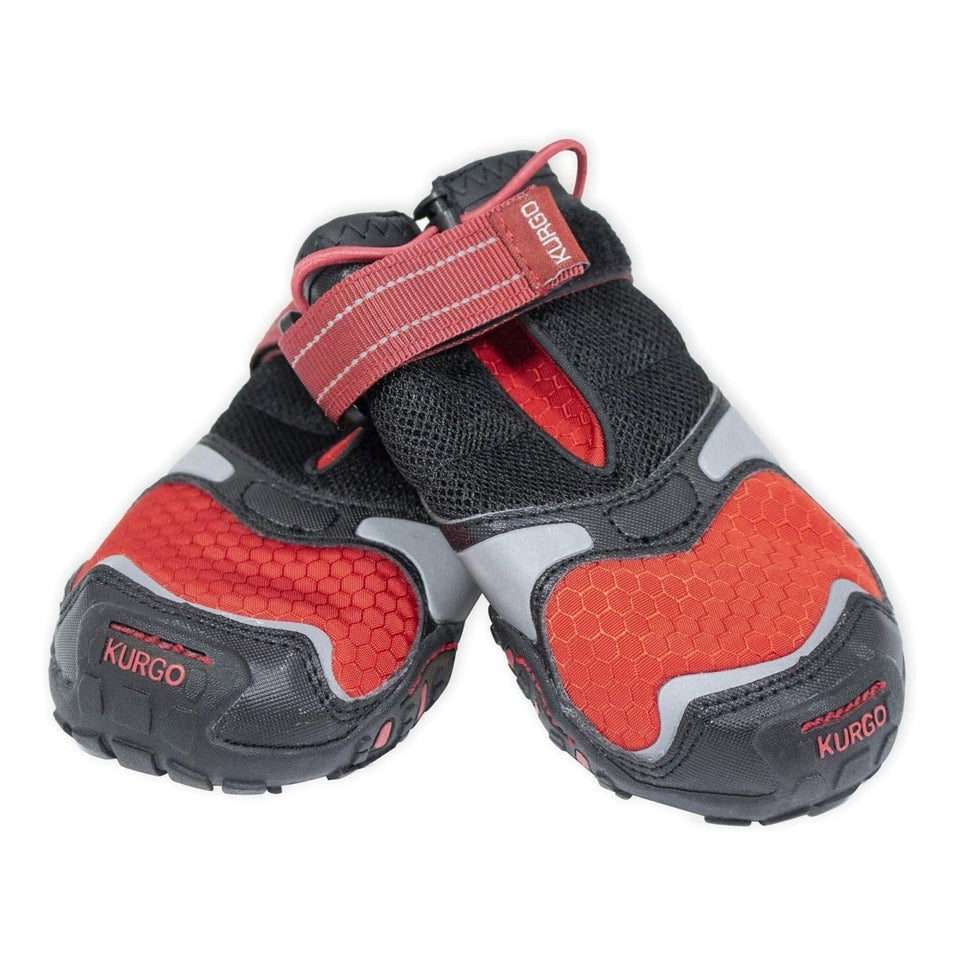 Kurgo Blaze Dog Boots - Black & Red, Small, 2 ct