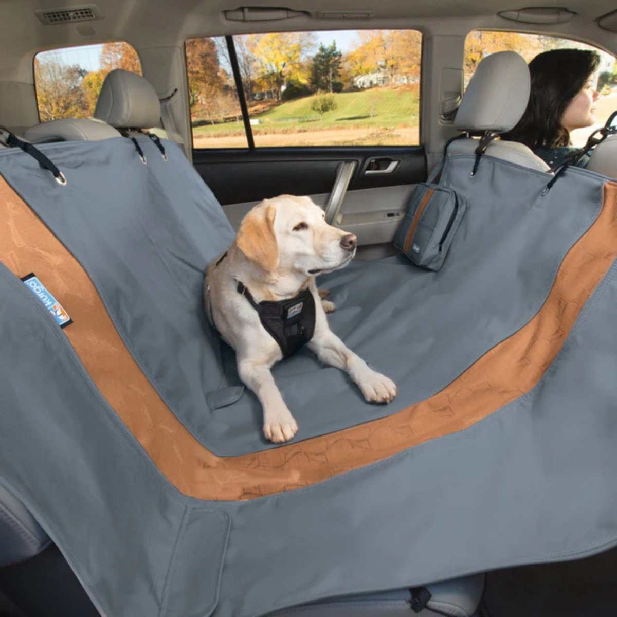Kurgo Dog Rover Extended Hammock Charcoal - Pets Perfect