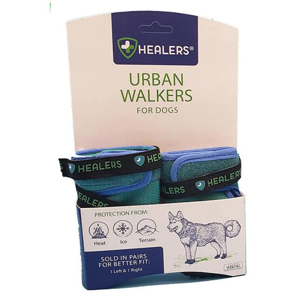 Healers Petcare Urban Walkers III Dog Boots - Waterproof, Reflective, Machine Washable - Pets Perfect